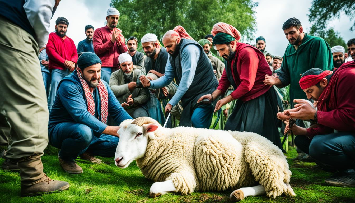 kurban kesim duası